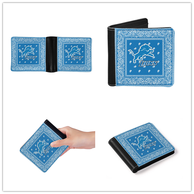 Detroit Lions PU Leather Wallet 001